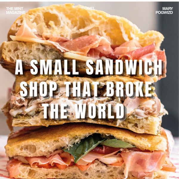 A story of a small sandwich shop that changes the game